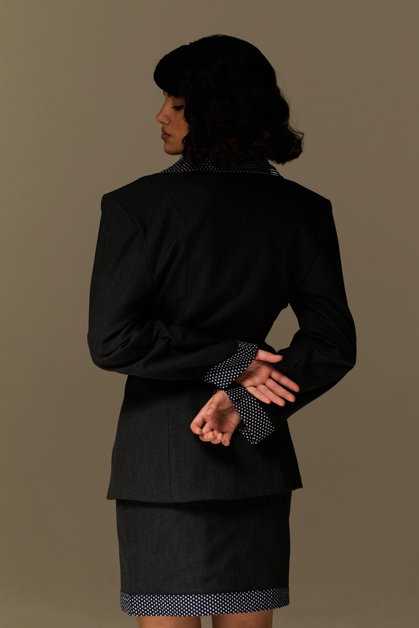 Blue set with a star details