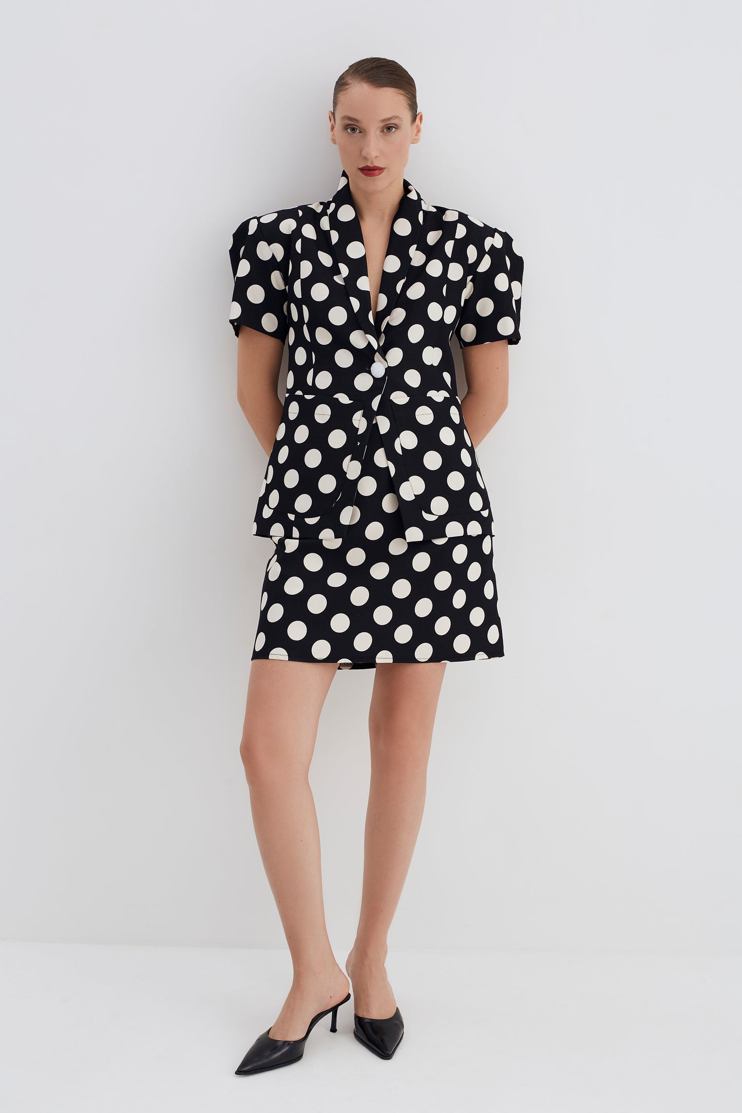 Dot Blazer / Dot Skirt