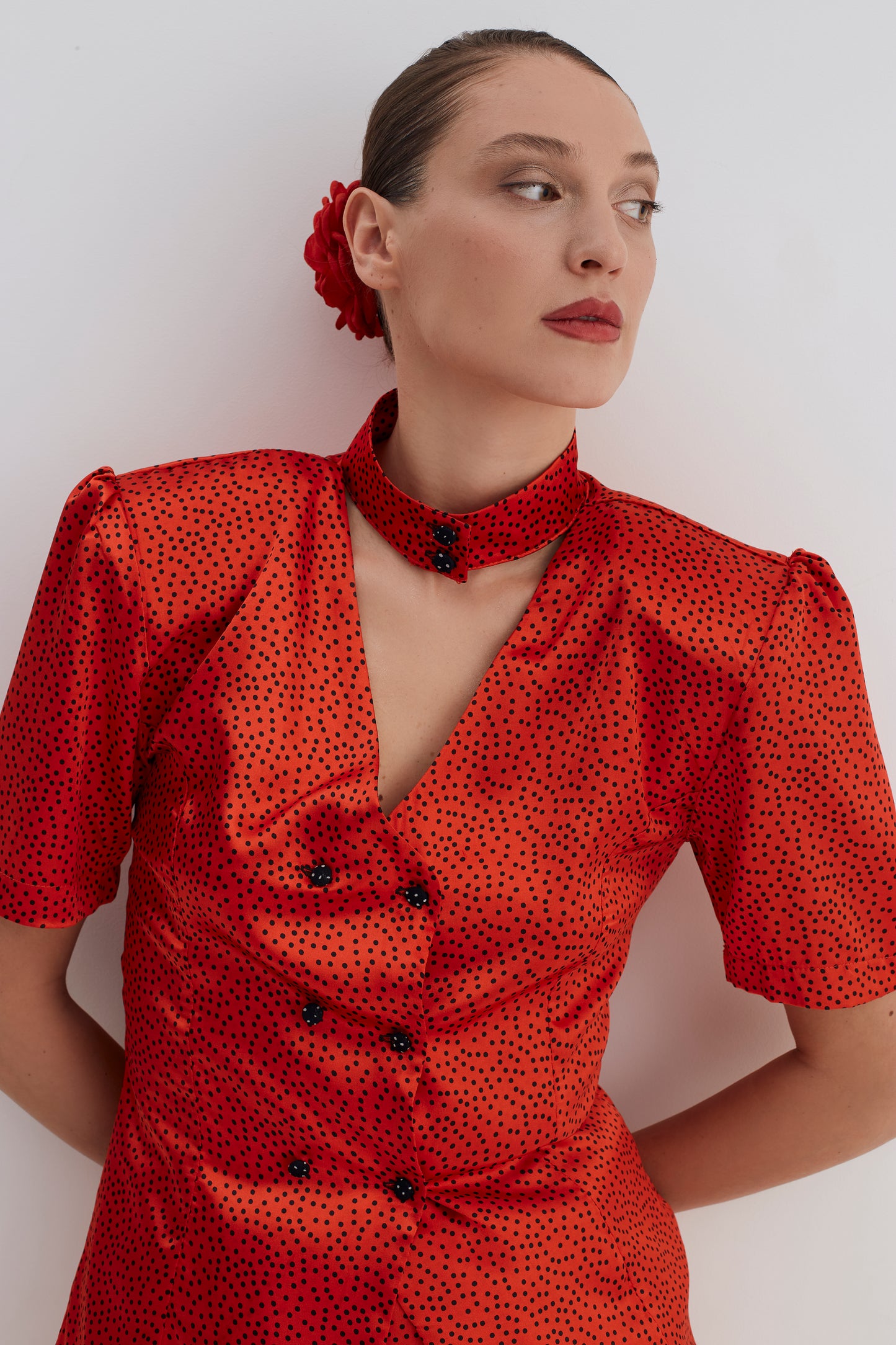 Red Dot Top & Skirt