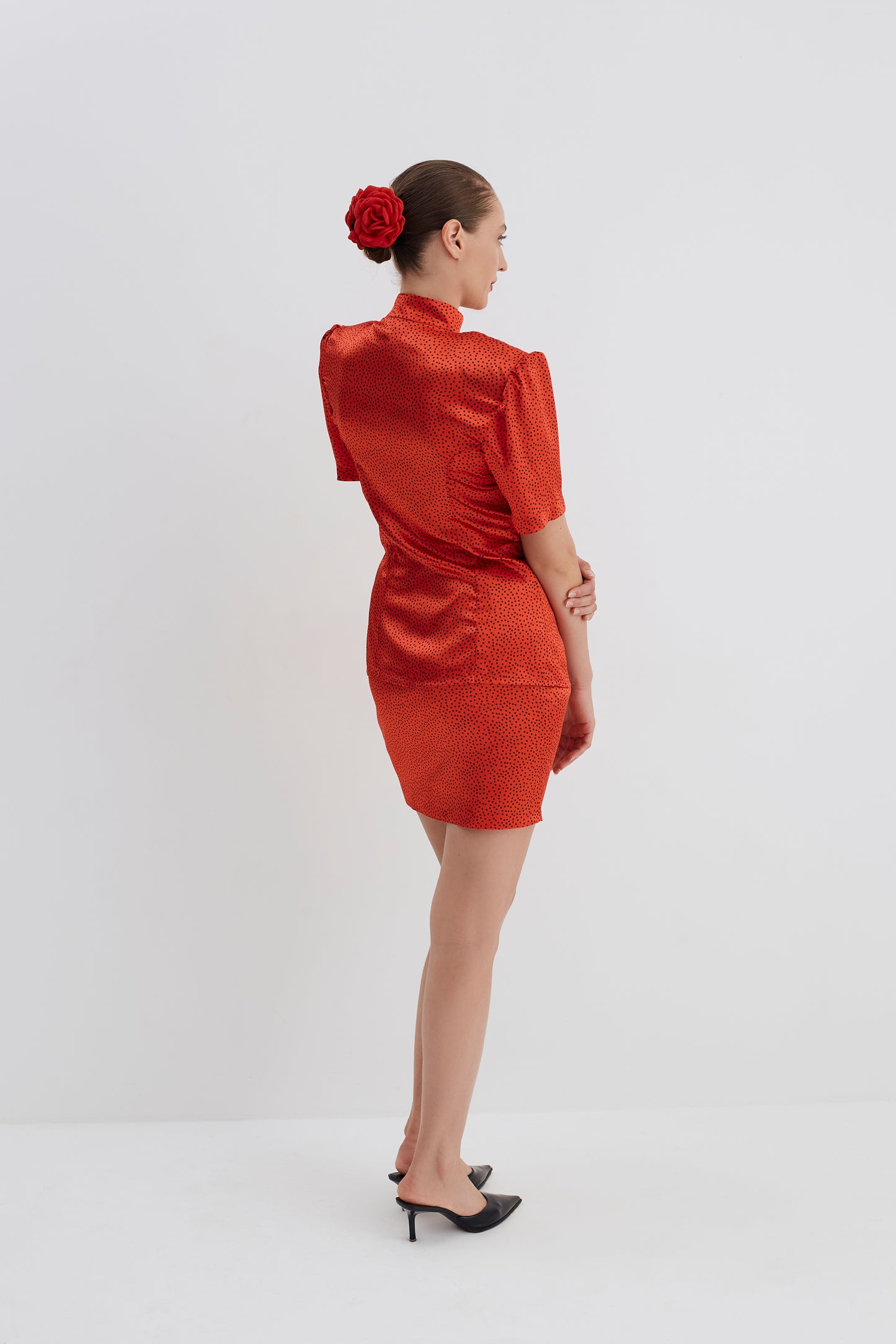 Red Dot Top & Skirt