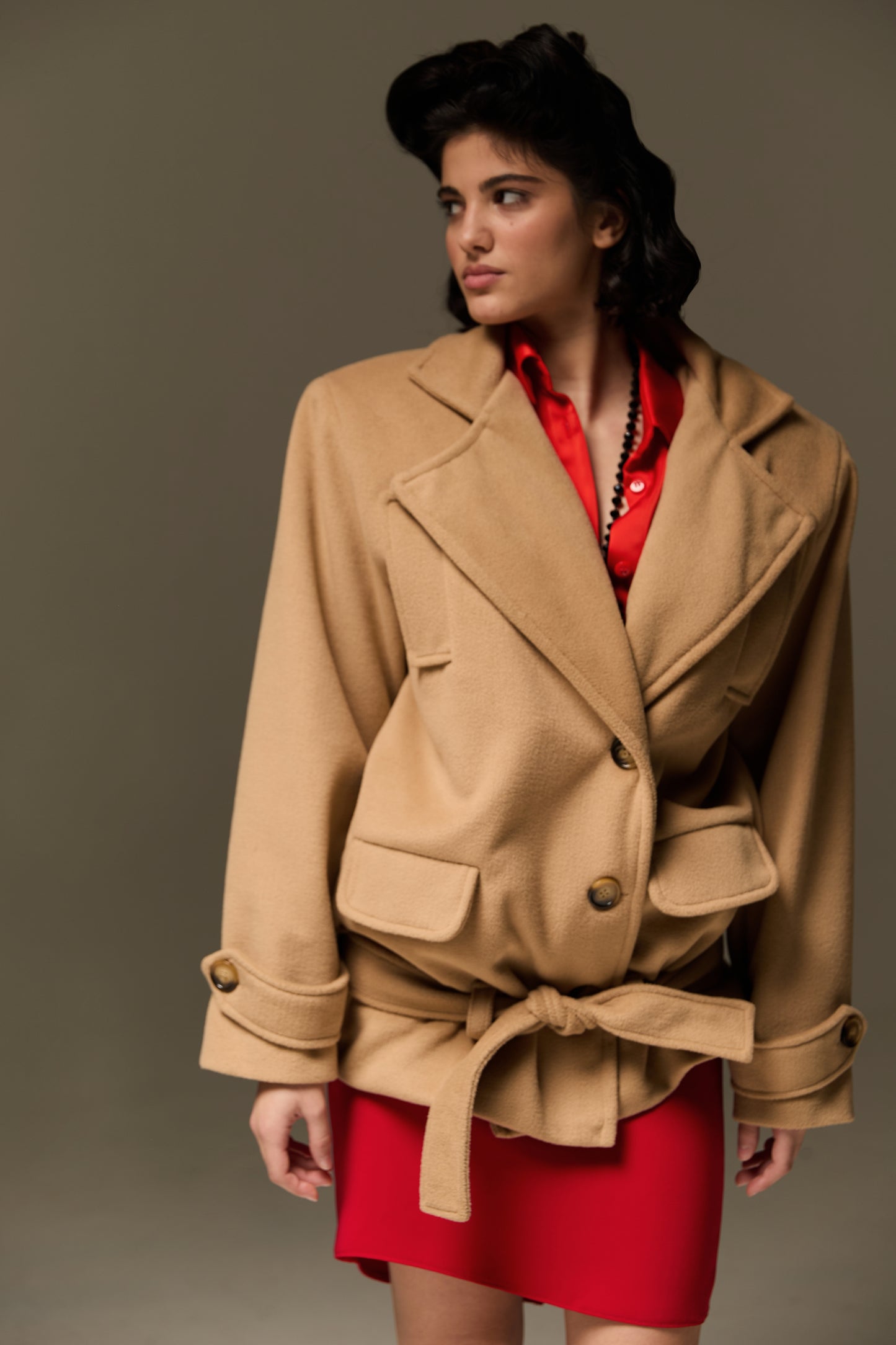Light brown wool Coat