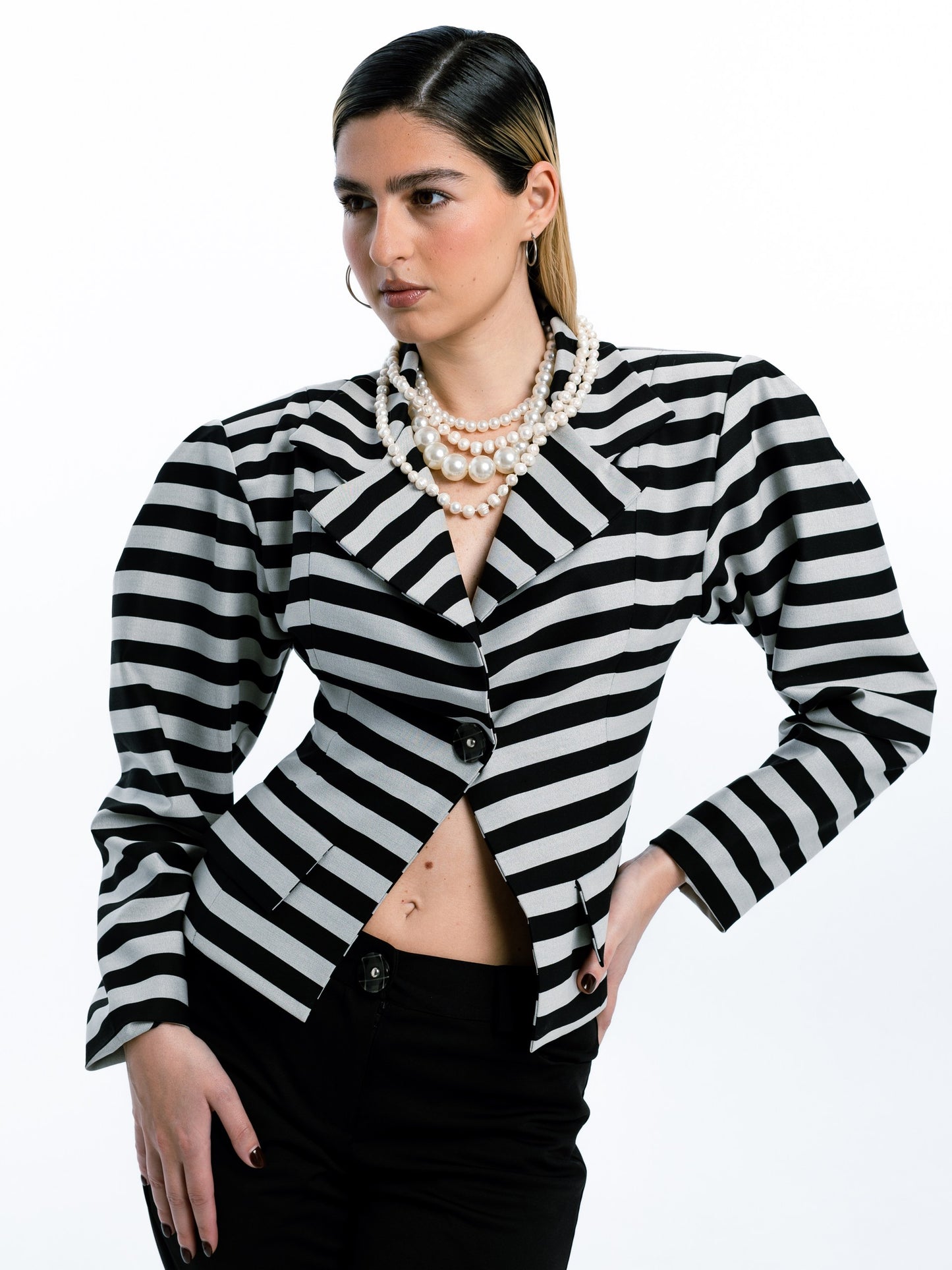 Striped Blazer
