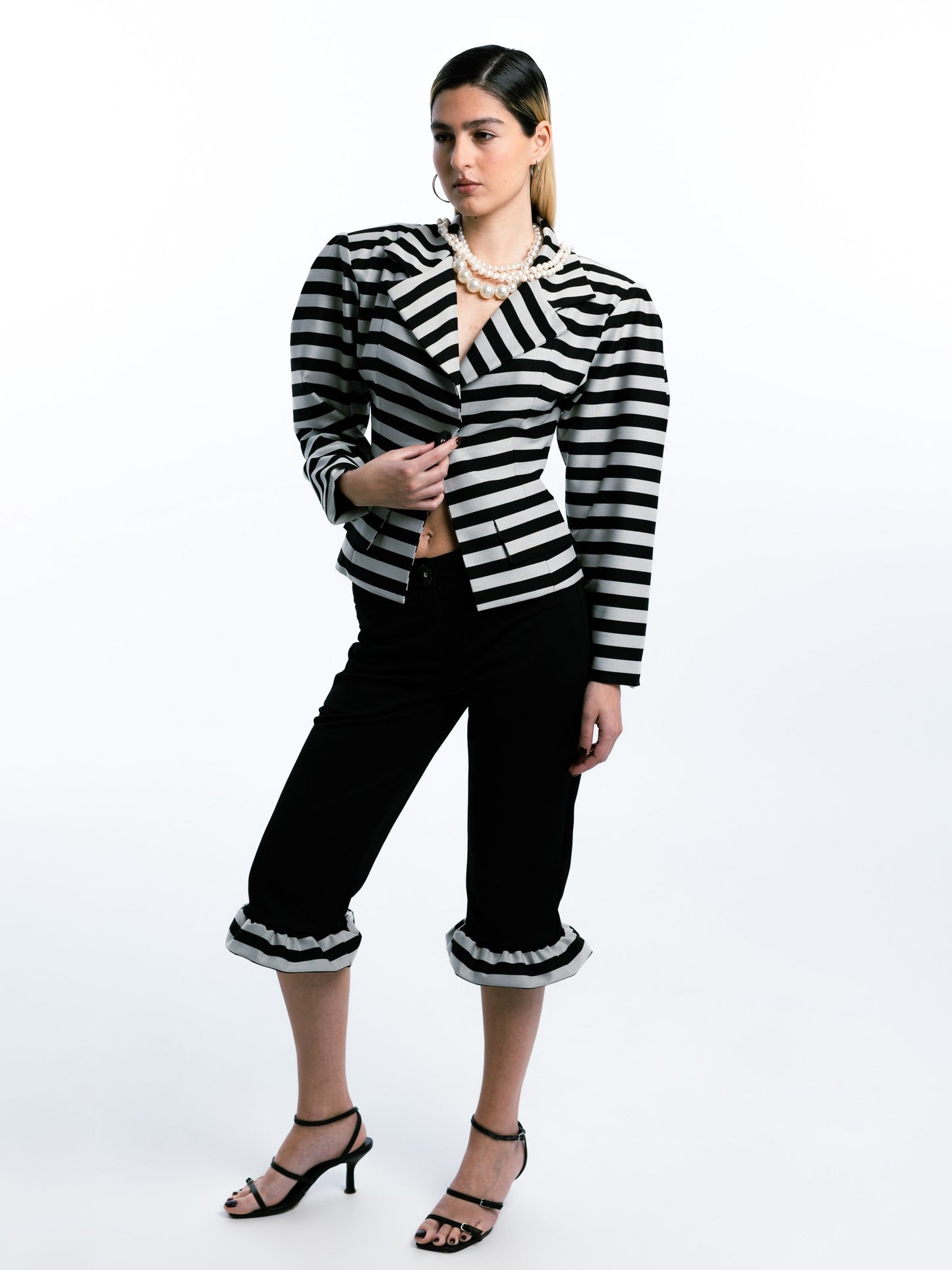 Striped Blazer