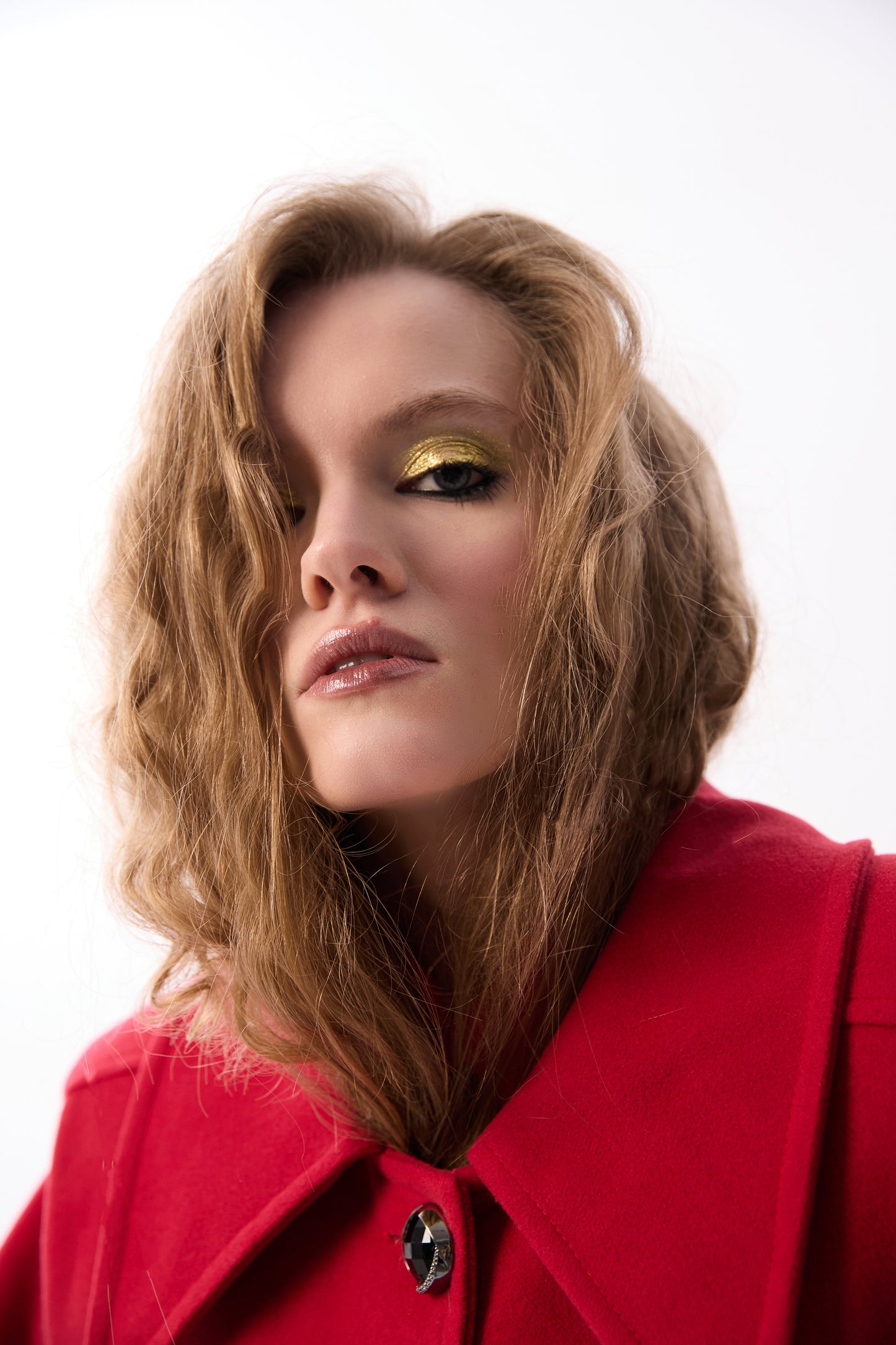Red wool Coat
