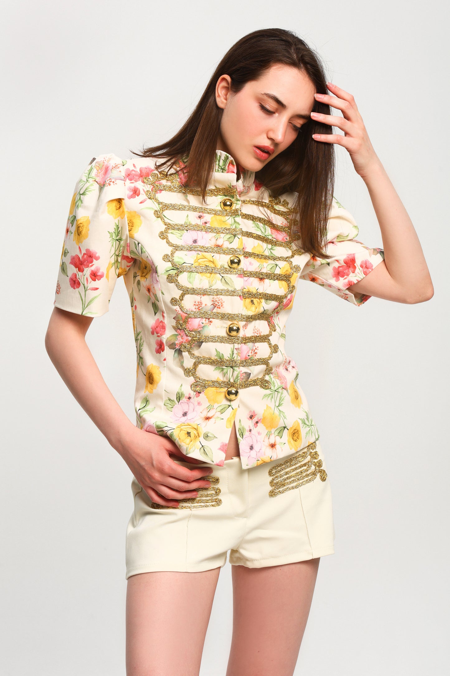Flowered Napoleon Set