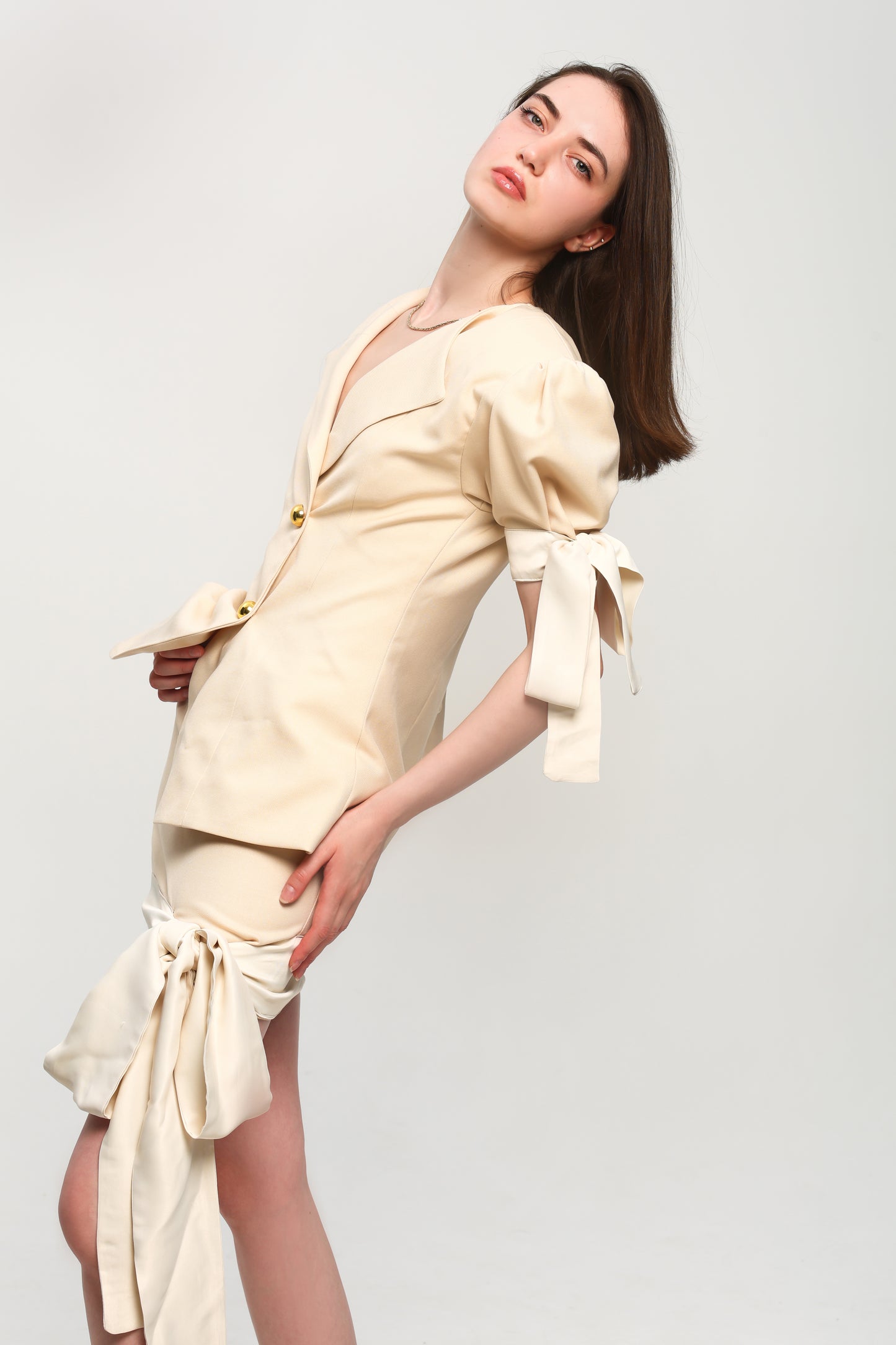 Beige Set with bows