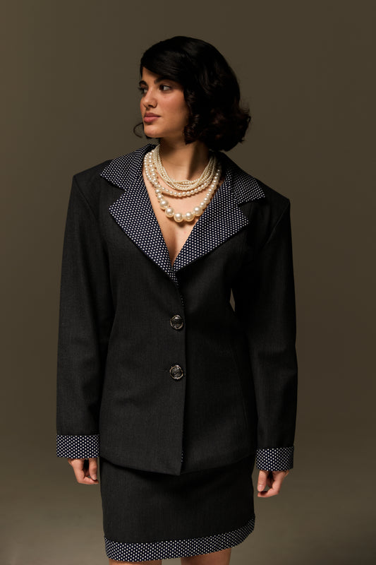 Blue set with a star details